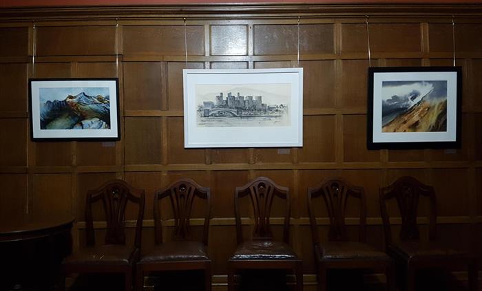 Winter Exhibition in Glasfryn Hall